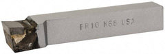 Made in USA - 5/8 x 5/8" Shank, Offset End Cutting Single Point Tool Bit - FR-10, Grade K68 - Exact Industrial Supply