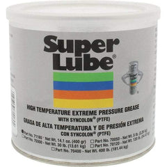 Synco Chemical - 400 g Canister Synthetic Extreme Pressure Grease - Translucent White, Extreme Pressure, Food Grade & High Temperature, 475°F Max Temp, NLGIG 2, - Americas Industrial Supply