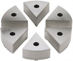 Value Collection - 6" Chuck Capacity, JF Attachment, Round Soft Lathe Chuck Jaw - 6 Jaws, Steel, 22mm Long x 9.1mm High - Americas Industrial Supply