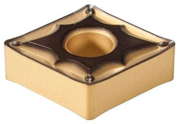 Sumitomo - CNMG432 ESU Grade AC630M Carbide Turning Insert - Al2O3 Finish, 80° Diamond, 1/2" Inscr Circle, 3/16" Thick, 1/32" Corner Radius - Americas Industrial Supply