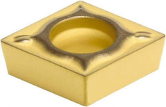 Hertel - CCMT431 H2U Grade HC315T Carbide Turning Insert - Al2O3 Finish, 80° Diamond, 1/2" Inscr Circle, 3/16" Thick, 1/64" Corner Radius - Americas Industrial Supply