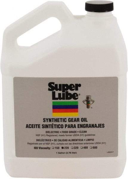 Synco Chemical - 1 Gal Bottle, Synthetic Gear Oil - -45°F to 450°F, ISO 220 - Americas Industrial Supply