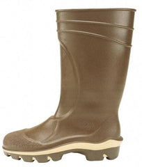 Dunlop Protective Footwear - Men's Size 15 Medium Width Plain Knee Boot - Black, PVC Upper, 16" High, Chemical Resistant, Non-Slip, Waterproof - Americas Industrial Supply