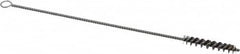 PRO-SOURCE - 1-1/2" Long x 1/4" Diam Steel Twisted Wire Bristle Brush - Single Spiral, 7" OAL, 0.005" Wire Diam, 0.085" Shank Diam - Americas Industrial Supply