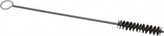 PRO-SOURCE - 2" Long x 7/16" Diam Steel Twisted Wire Bristle Brush - Single Spiral, 8" OAL, 0.006" Wire Diam, 0.11" Shank Diam - Americas Industrial Supply