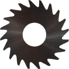 RobbJack - 3/4" Diam x 0.006" Blade Thickness x 1/4" Arbor Hole Diam, 20 Tooth Slitting and Slotting Saw - Arbor Connection, Right Hand, Uncoated, Solid Carbide, Concave Ground - Americas Industrial Supply