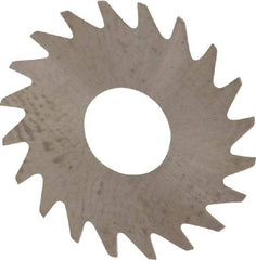 RobbJack - 3/4" Diam x 0.008" Blade Thickness x 1/4" Arbor Hole Diam, 20 Tooth Slitting and Slotting Saw - Arbor Connection, Right Hand, Uncoated, Solid Carbide, Concave Ground - Americas Industrial Supply