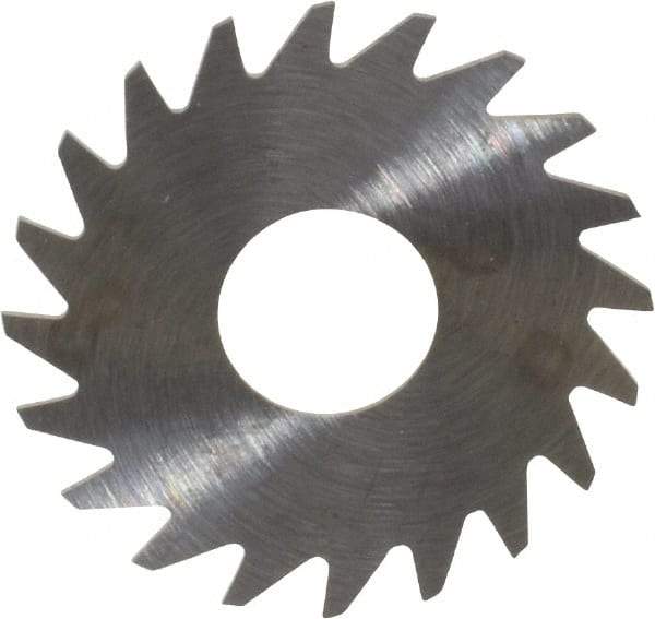 RobbJack - 3/4" Diam x 0.014" Blade Thickness x 1/4" Arbor Hole Diam, 20 Tooth Slitting and Slotting Saw - Arbor Connection, Right Hand, Uncoated, Solid Carbide, Concave Ground - Americas Industrial Supply