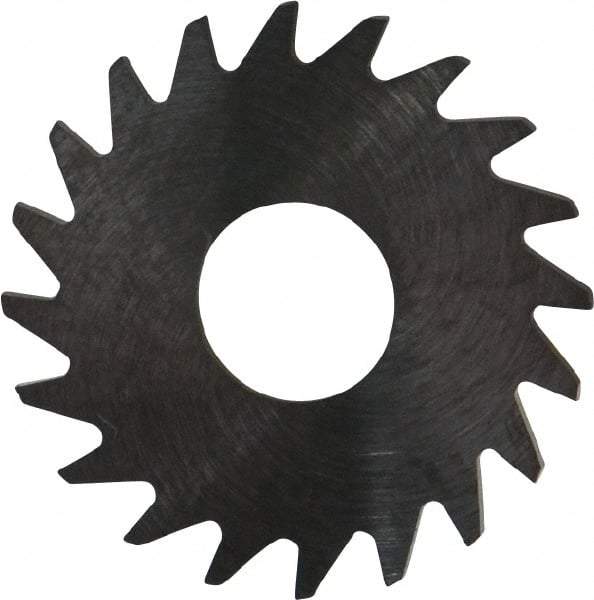 RobbJack - 3/4" Diam x 0.0312" Blade Thickness x 1/4" Arbor Hole Diam, 20 Tooth Slitting and Slotting Saw - Arbor Connection, Right Hand, Uncoated, Solid Carbide, Concave Ground - Americas Industrial Supply