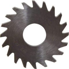 RobbJack - 3/4" Diam x 1/16" Blade Thickness x 1/4" Arbor Hole Diam, 20 Tooth Slitting and Slotting Saw - Arbor Connection, Right Hand, Uncoated, Solid Carbide, Concave Ground - Americas Industrial Supply