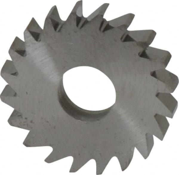 RobbJack - 3/4" Diam x 1/8" Blade Thickness x 1/4" Arbor Hole Diam, 20 Tooth Slitting and Slotting Saw - Arbor Connection, Right Hand, Uncoated, Solid Carbide, Concave Ground - Americas Industrial Supply