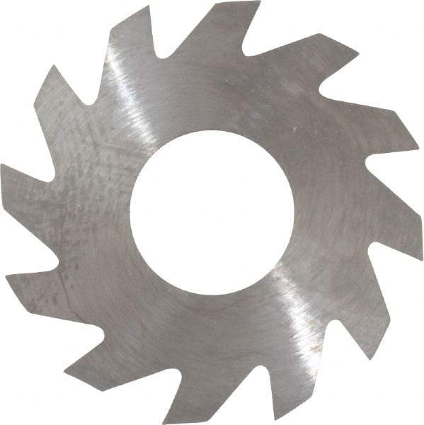 RobbJack - 1" Diam x 0.025" Blade Thickness x 3/8" Arbor Hole Diam, 12 Tooth Slitting and Slotting Saw - Arbor Connection, Right Hand, Uncoated, Solid Carbide, Concave Ground - Americas Industrial Supply