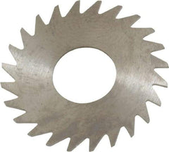 RobbJack - 1" Diam x 0.025" Blade Thickness x 3/8" Arbor Hole Diam, 24 Tooth Slitting and Slotting Saw - Arbor Connection, Right Hand, Uncoated, Solid Carbide, Concave Ground - Americas Industrial Supply