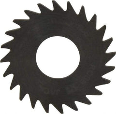 RobbJack - 1" Diam x 0.04" Blade Thickness x 3/8" Arbor Hole Diam, 24 Tooth Slitting and Slotting Saw - Arbor Connection, Right Hand, Uncoated, Solid Carbide, Concave Ground - Americas Industrial Supply