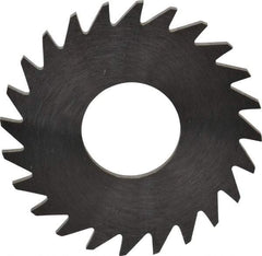 RobbJack - 1" Diam x 0.0468" Blade Thickness x 3/8" Arbor Hole Diam, 24 Tooth Slitting and Slotting Saw - Arbor Connection, Right Hand, Uncoated, Solid Carbide, Concave Ground - Americas Industrial Supply