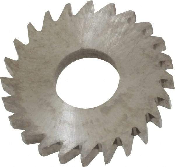 RobbJack - 1" Diam x 1/8" Blade Thickness x 3/8" Arbor Hole Diam, 24 Tooth Slitting and Slotting Saw - Arbor Connection, Right Hand, Uncoated, Solid Carbide, Concave Ground - Americas Industrial Supply