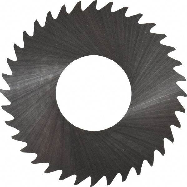 RobbJack - 1-1/4" Diam x 0.004" Blade Thickness x 1/2" Arbor Hole Diam, 36 Tooth Slitting and Slotting Saw - Arbor Connection, Right Hand, Uncoated, Solid Carbide, Concave Ground - Americas Industrial Supply