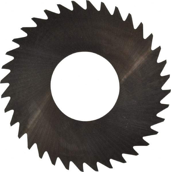 RobbJack - 1-1/4" Diam x 0.008" Blade Thickness x 1/2" Arbor Hole Diam, 36 Tooth Slitting and Slotting Saw - Arbor Connection, Right Hand, Uncoated, Solid Carbide, Concave Ground - Americas Industrial Supply