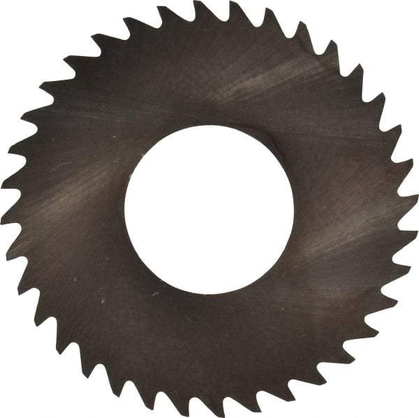 RobbJack - 1-1/4" Diam x 0.01" Blade Thickness x 1/2" Arbor Hole Diam, 36 Tooth Slitting and Slotting Saw - Arbor Connection, Right Hand, Uncoated, Solid Carbide, Concave Ground - Americas Industrial Supply