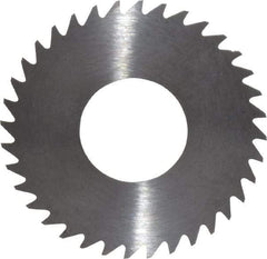 RobbJack - 1-1/4" Diam x 0.012" Blade Thickness x 1/2" Arbor Hole Diam, 36 Tooth Slitting and Slotting Saw - Arbor Connection, Right Hand, Uncoated, Solid Carbide, Concave Ground - Americas Industrial Supply