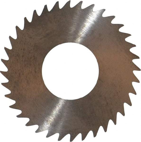 RobbJack - 1-1/4" Diam x 0.0156" Blade Thickness x 1/2" Arbor Hole Diam, 36 Tooth Slitting and Slotting Saw - Arbor Connection, Right Hand, Uncoated, Solid Carbide, Concave Ground - Americas Industrial Supply