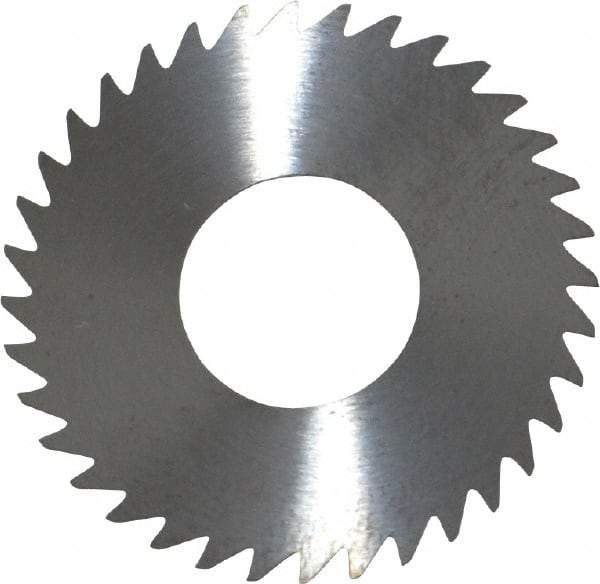 RobbJack - 1-1/4" Diam x 0.02" Blade Thickness x 1/2" Arbor Hole Diam, 36 Tooth Slitting and Slotting Saw - Arbor Connection, Right Hand, Uncoated, Solid Carbide, Concave Ground - Americas Industrial Supply