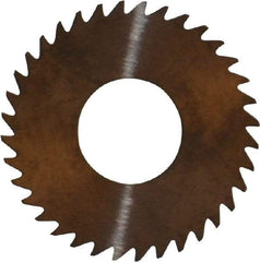 RobbJack - 1-1/4" Diam x 0.025" Blade Thickness x 1/2" Arbor Hole Diam, 36 Tooth Slitting and Slotting Saw - Arbor Connection, Right Hand, Uncoated, Solid Carbide, Concave Ground - Americas Industrial Supply