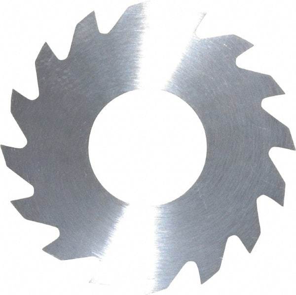 RobbJack - 1-1/4" Diam x 0.0312" Blade Thickness x 1/2" Arbor Hole Diam, 16 Tooth Slitting and Slotting Saw - Arbor Connection, Right Hand, Uncoated, Solid Carbide, Concave Ground - Americas Industrial Supply