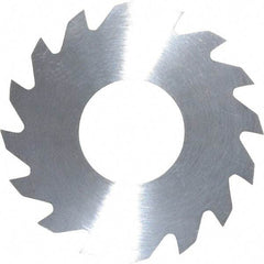 RobbJack - 1-1/4" Diam x 0.0312" Blade Thickness x 1/2" Arbor Hole Diam, 16 Tooth Slitting and Slotting Saw - Arbor Connection, Right Hand, Uncoated, Solid Carbide, Concave Ground - Americas Industrial Supply