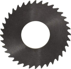 RobbJack - 1-1/4" Diam x 0.0312" Blade Thickness x 1/2" Arbor Hole Diam, 36 Tooth Slitting and Slotting Saw - Arbor Connection, Right Hand, Uncoated, Solid Carbide, Concave Ground - Americas Industrial Supply