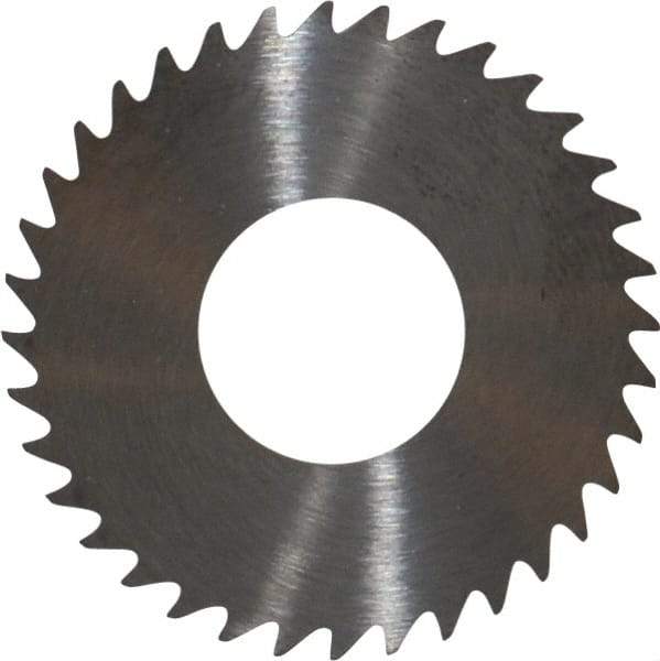 RobbJack - 1-1/4" Diam x 0.035" Blade Thickness x 1/2" Arbor Hole Diam, 36 Tooth Slitting and Slotting Saw - Arbor Connection, Right Hand, Uncoated, Solid Carbide, Concave Ground - Americas Industrial Supply