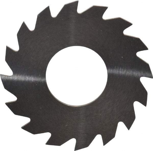 RobbJack - 1-1/4" Diam x 0.04" Blade Thickness x 1/2" Arbor Hole Diam, 16 Tooth Slitting and Slotting Saw - Arbor Connection, Right Hand, Uncoated, Solid Carbide, Concave Ground - Americas Industrial Supply