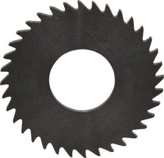 RobbJack - 1-1/4" Diam x 0.0468" Blade Thickness x 1/2" Arbor Hole Diam, 36 Tooth Slitting and Slotting Saw - Arbor Connection, Right Hand, Uncoated, Solid Carbide, Concave Ground - Americas Industrial Supply