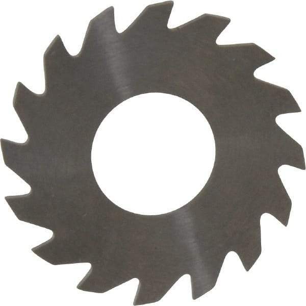 RobbJack - 1-1/4" Diam x 0.051" Blade Thickness x 1/2" Arbor Hole Diam, 16 Tooth Slitting and Slotting Saw - Arbor Connection, Right Hand, Uncoated, Solid Carbide, Concave Ground - Americas Industrial Supply