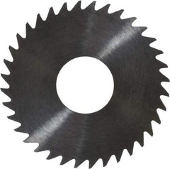 RobbJack - 1-1/2" Diam x 0.02" Blade Thickness x 1/2" Arbor Hole Diam, 36 Tooth Slitting and Slotting Saw - Arbor Connection, Right Hand, Uncoated, Solid Carbide, Concave Ground - Americas Industrial Supply