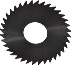 RobbJack - 1-1/2" Diam x 0.025" Blade Thickness x 1/2" Arbor Hole Diam, 36 Tooth Slitting and Slotting Saw - Arbor Connection, Right Hand, Uncoated, Solid Carbide, Concave Ground - Americas Industrial Supply