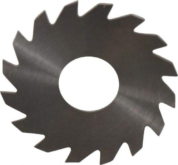 RobbJack - 1-1/2" Diam x 0.028" Blade Thickness x 1/2" Arbor Hole Diam, 16 Tooth Slitting and Slotting Saw - Arbor Connection, Right Hand, Uncoated, Solid Carbide, Concave Ground - Americas Industrial Supply