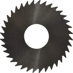 RobbJack - 1-1/2" Diam x 0.0468" Blade Thickness x 1/2" Arbor Hole Diam, 36 Tooth Slitting and Slotting Saw - Arbor Connection, Right Hand, Uncoated, Solid Carbide, Concave Ground - Americas Industrial Supply