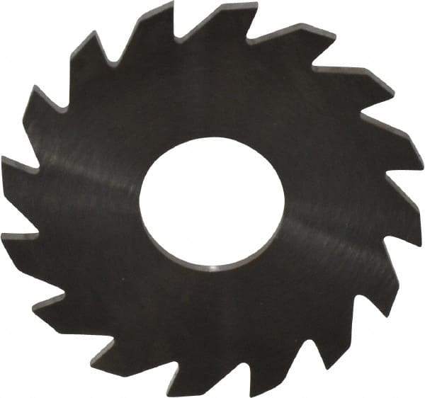 RobbJack - 1-1/2" Diam x 1/16" Blade Thickness x 1/2" Arbor Hole Diam, 16 Tooth Slitting and Slotting Saw - Arbor Connection, Right Hand, Uncoated, Solid Carbide, Concave Ground - Americas Industrial Supply