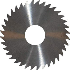 RobbJack - 1-3/4" Diam x 0.0156" Blade Thickness x 1/2" Arbor Hole Diam, 36 Tooth Slitting and Slotting Saw - Arbor Connection, Right Hand, Uncoated, Solid Carbide, Concave Ground - Americas Industrial Supply