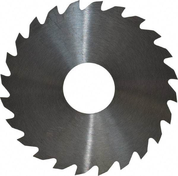 RobbJack - 1-3/4" Diam x 0.02" Blade Thickness x 1/2" Arbor Hole Diam, 24 Tooth Slitting and Slotting Saw - Arbor Connection, Right Hand, Uncoated, Solid Carbide, Concave Ground - Americas Industrial Supply