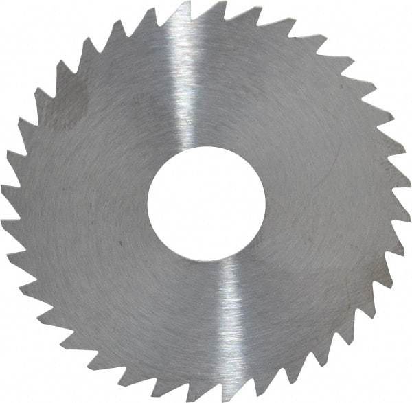 RobbJack - 1-3/4" Diam x 0.0312" Blade Thickness x 1/2" Arbor Hole Diam, 36 Tooth Slitting and Slotting Saw - Arbor Connection, Right Hand, Uncoated, Solid Carbide, Concave Ground - Americas Industrial Supply