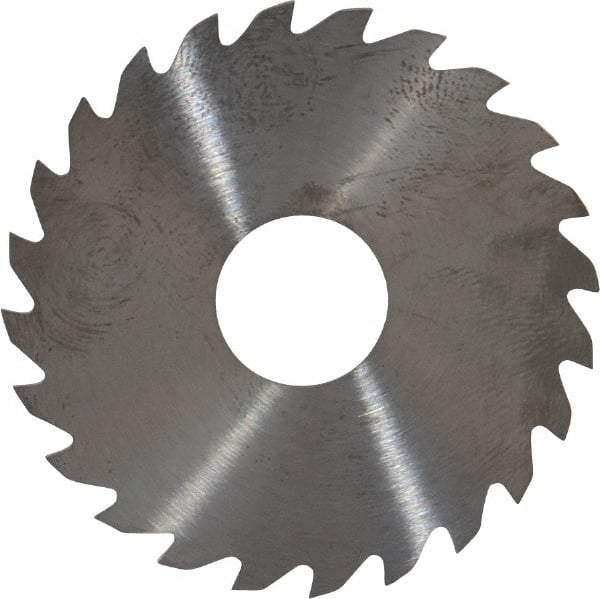 RobbJack - 1-3/4" Diam x 0.04" Blade Thickness x 1/2" Arbor Hole Diam, 24 Tooth Slitting and Slotting Saw - Arbor Connection, Right Hand, Uncoated, Solid Carbide, Concave Ground - Americas Industrial Supply