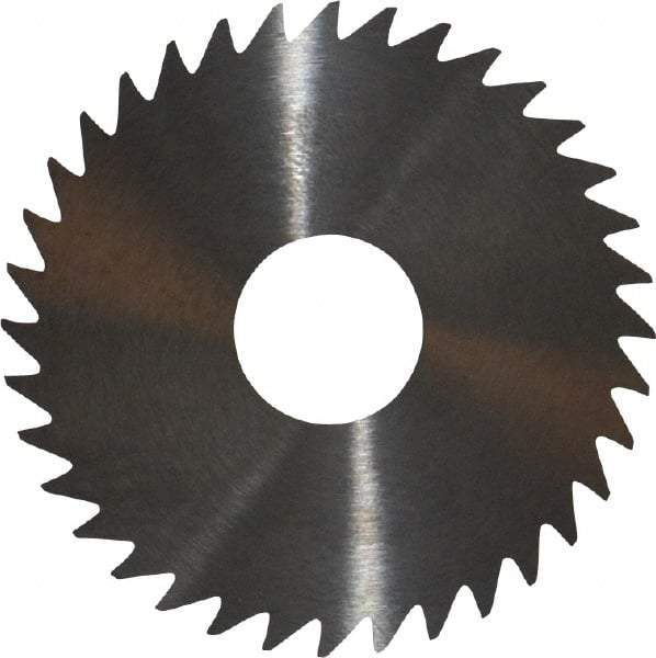 RobbJack - 1-3/4" Diam x 1/16" Blade Thickness x 1/2" Arbor Hole Diam, 24 Tooth Slitting and Slotting Saw - Arbor Connection, Right Hand, Uncoated, Solid Carbide, Concave Ground - Americas Industrial Supply