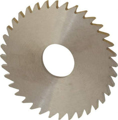 RobbJack - 1-3/4" Diam x 0.0781" Blade Thickness x 1/2" Arbor Hole Diam, 36 Tooth Slitting and Slotting Saw - Arbor Connection, Right Hand, Uncoated, Solid Carbide, Concave Ground - Americas Industrial Supply