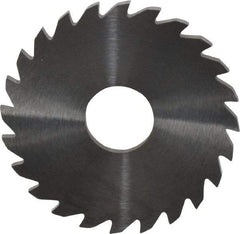 RobbJack - 1-3/4" Diam x 0.0937" Blade Thickness x 1/2" Arbor Hole Diam, 24 Tooth Slitting and Slotting Saw - Arbor Connection, Right Hand, Uncoated, Solid Carbide, Concave Ground - Americas Industrial Supply