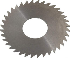 RobbJack - 1-3/4" Diam x 0.025" Blade Thickness x 5/8" Arbor Hole Diam, 36 Tooth Slitting and Slotting Saw - Arbor Connection, Right Hand, Uncoated, Solid Carbide, Concave Ground - Americas Industrial Supply