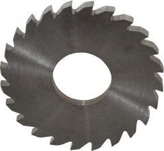 RobbJack - 1-3/4" Diam x 1/8" Blade Thickness x 5/8" Arbor Hole Diam, 24 Tooth Slitting and Slotting Saw - Arbor Connection, Right Hand, Uncoated, Solid Carbide, Concave Ground - Americas Industrial Supply