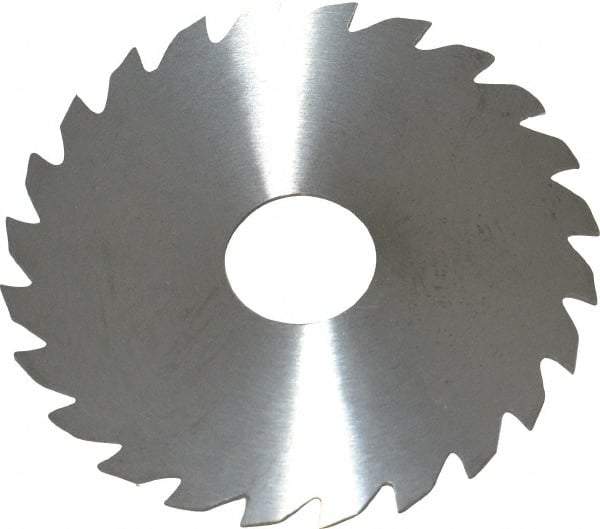 RobbJack - 2" Diam x 0.0312" Blade Thickness x 1/2" Arbor Hole Diam, 24 Tooth Slitting and Slotting Saw - Arbor Connection, Right Hand, Uncoated, Solid Carbide, Concave Ground - Americas Industrial Supply