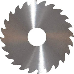 RobbJack - 2" Diam x 0.04" Blade Thickness x 1/2" Arbor Hole Diam, 24 Tooth Slitting and Slotting Saw - Arbor Connection, Right Hand, Uncoated, Solid Carbide, Concave Ground - Americas Industrial Supply